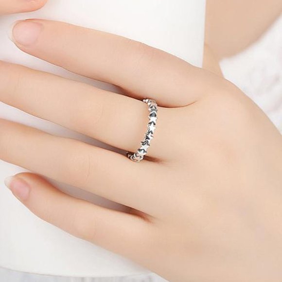 Jewelry | Star Connected Cute Sweet Silver Star Ring For  💝 Star Connected Cute Sweet Silver Star Ring for Women, VIP133
